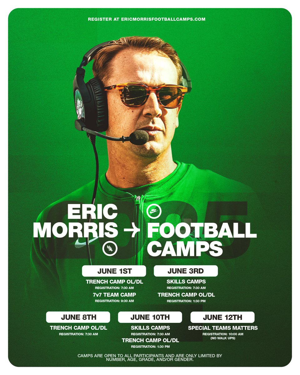 Camden Huff (@thecamhuff) on Twitter photo Very Blessed to receive an invite from Coach <a href="/JasonMartinezz/">Jason Martinez</a> to the University of North Texas football camp!! #MeanGreen 🦅 Very Blessed to receive an invite from Coach <a href="/JasonMartinezz/">Jason Martinez</a> to the University of North Texas football camp!! #MeanGreen 🦅