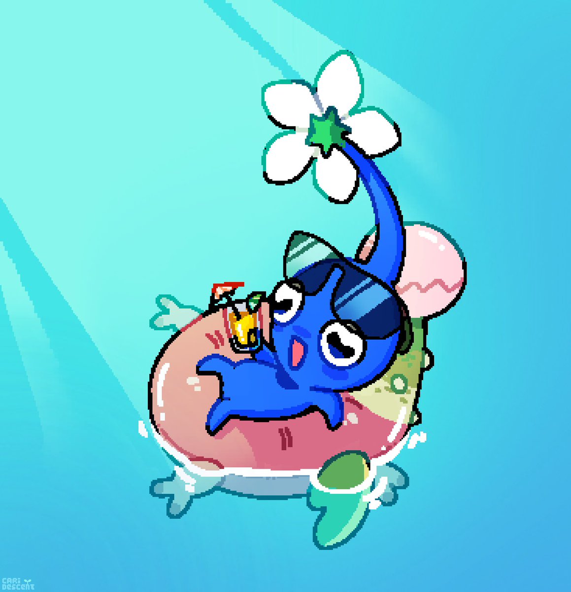 a vacay day for pikmin („ᵕᴗᵕ„)