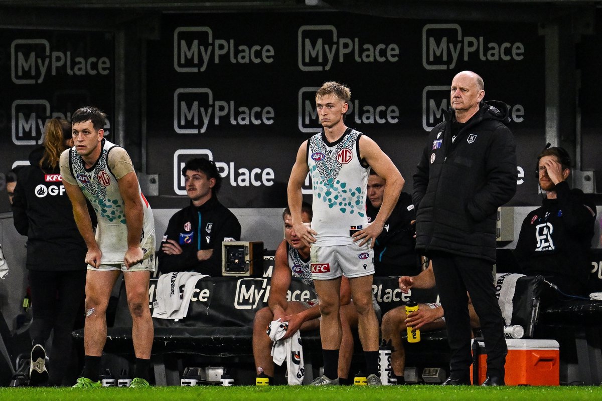 Two goals after half-time - one more horror loss.

After what happened on Saturday night, only Richmond, North Melbourne and West Coast sit below Port Adelaide on the ladder

MORE 👉 bit.ly/3SglfhL