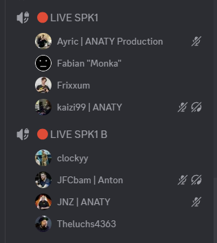 Christian (@the_hotz) on Twitter photo Es sind SPK1-Playoffs und es laufen 2 Matches parallel:
<a href="/anaty_official/">ANATY Productions</a> ist mit drei Leuten am Start, <a href="/JFCbam/">JFCbam - Mr.Bam - Anton</a> ist Producer und dazu 4 wundervolle Caster mit <a href="/Monka_CS/">Monka</a>, <a href="/Frixxum/">Frixxum</a>, <a href="/clockhq1337/">clocky</a> und <a href="/Theluchs4363/">Dennis "Theluchs4363" Spaht</a>.
Alle sind ehrenamtlich da für die bestmögliche Show. 😌🫶 Es sind SPK1-Playoffs und es laufen 2 Matches parallel:
<a href="/anaty_official/">ANATY Productions</a> ist mit drei Leuten am Start, <a href="/JFCbam/">JFCbam - Mr.Bam - Anton</a> ist Producer und dazu 4 wundervolle Caster mit <a href="/Monka_CS/">Monka</a>, <a href="/Frixxum/">Frixxum</a>, <a href="/clockhq1337/">clocky</a> und <a href="/Theluchs4363/">Dennis "Theluchs4363" Spaht</a>.
Alle sind ehrenamtlich da für die bestmögliche Show. 😌🫶