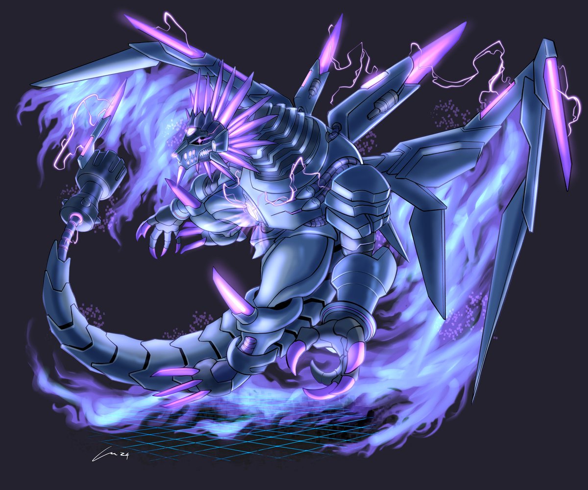 Digimon commission for OC line evolution, BlackLoogarmon - DarkHelloogarmon and Mega evolution, Loogarmon xros Metallicdramon.
#digimon #Commission 
Let's talk for commissions like this!