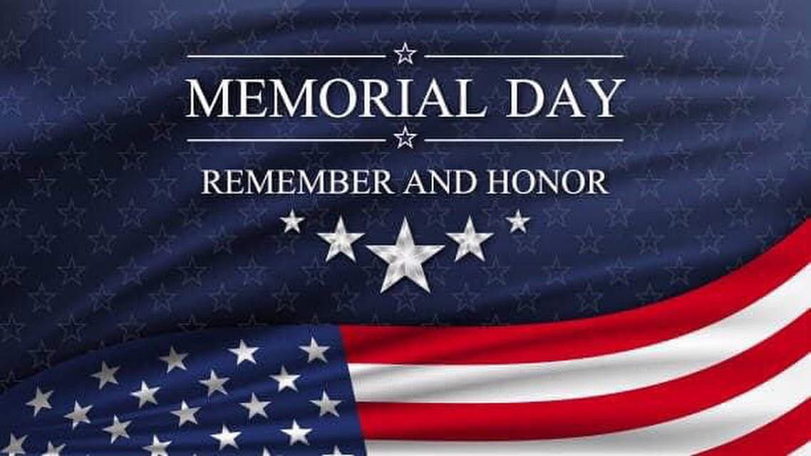 Town &amp; Campus will be closed Saturday, Sunday and Memorial Day. Please take time to honor those who made the ultimate sacrifice. John 15:13 🇺🇸