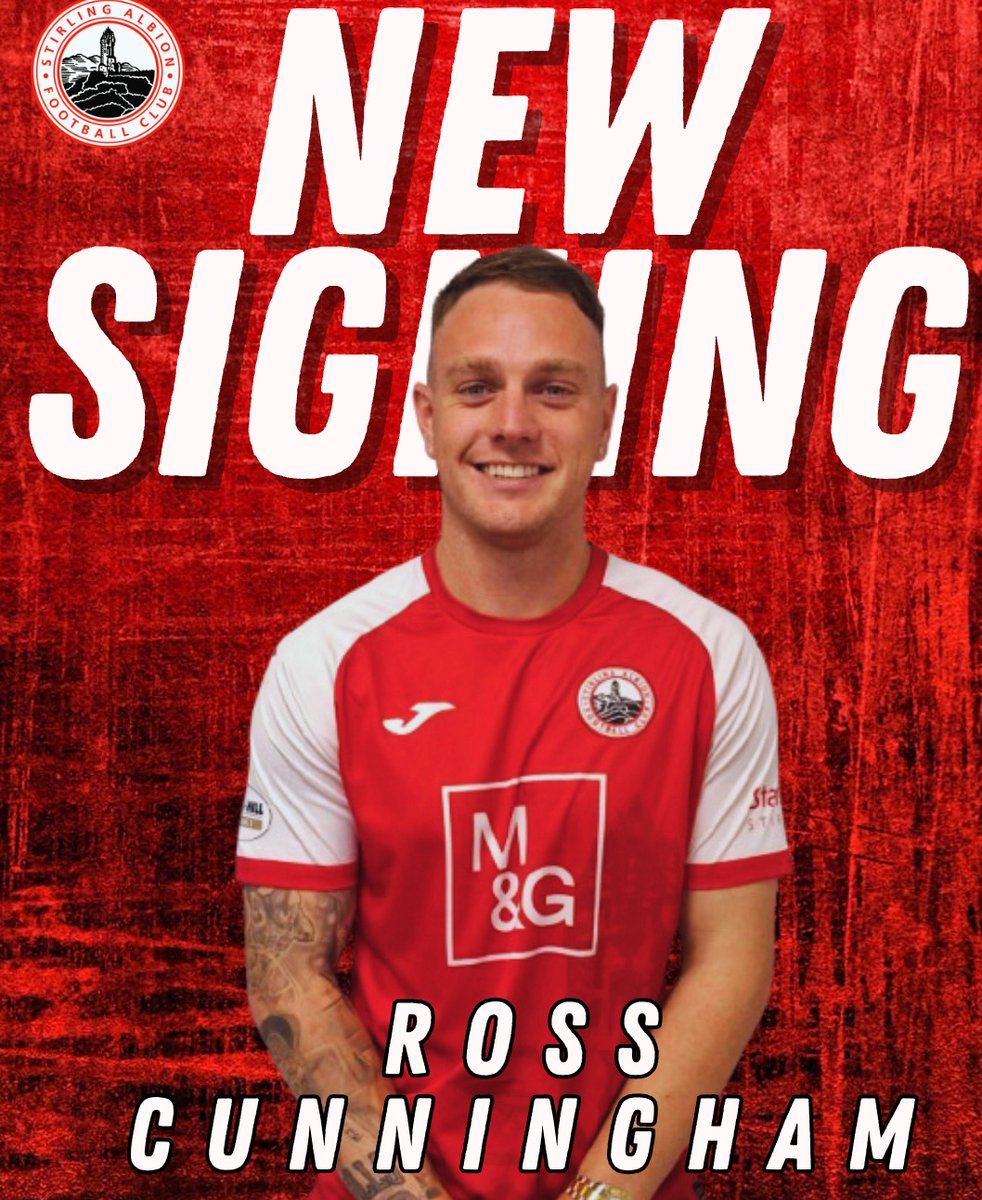 ✍️ We are delighted to announce the signing of midfielder Ross Cunningham from Kelty Hearts. 

Ross becomes our first summer signing as Alan Maybury prepares his squad for season 2025/26. 

Welcome to Forthbank, Ross 🇦🇹

 stirlingalbionfc.co.uk/new-signing-ro…