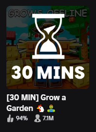 DaRealRedLight's tweet image. Grow A Garden once again broke the record with 7M active players🤯.

#Roblox #GrowAGarden #RobloxGrowAGarden #GrowAGardenRoblox