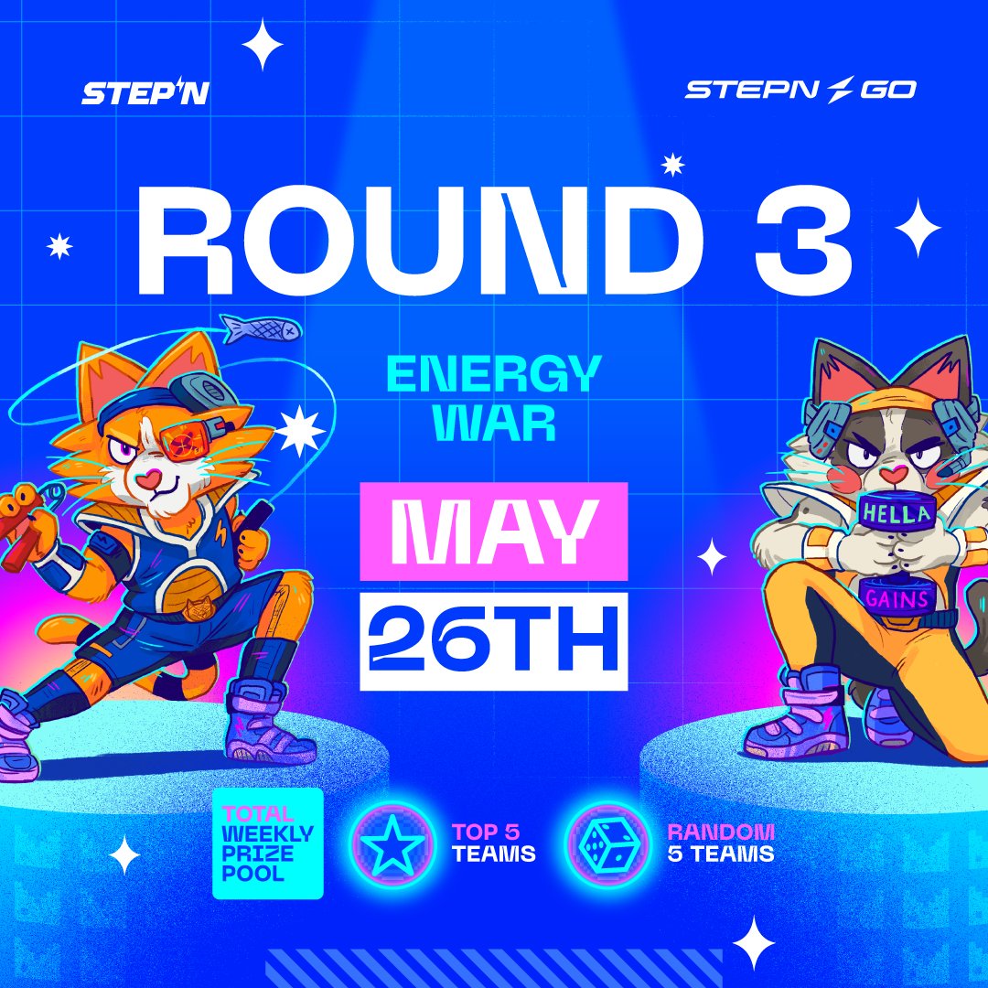 mooarofficial's tweet photo. ⚔️ ENERGY WAR: ROUND 3

The battlefield resets once more - but the mission stays the same: Burn Energy. Win as a Team. ⚡

Your daily Energy burns fuel your team’s fight. So log in, suit up, and burn smart.

To survive this round:
🥾  Burn at least 2 Energy every day for 7 days
🥾 Make sure your FSL ID is connected to sync your sessions
🥾 Miss even one day? You lose your entire 500 $SUT. All of it. ⚠️

���� SQUIRE BADGE
Complete Round 3 with a Premium Battle Pass to earn this exclusive badge. Why care? Holding the Squire Badge gives you a 50% rate-up in the upcoming Energy War Raffle Mint.

💰 Premium Pass = 100 GMT
(Think of it as leveling up your war gear.)

Prize Pool:
20% of all locked $SUT, split between:
🥇 Top 5 Performing Teams
🎲 5 Random Teams

This is your moment to rise. Round 3 starts on Monday! ⚡