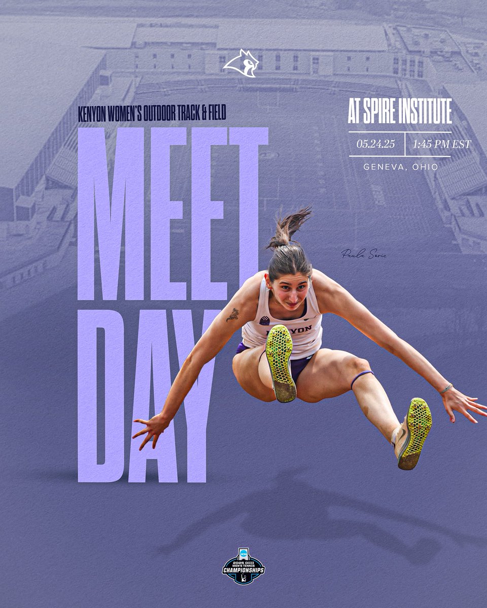 Jumping into NCAA Championship action! 

Paula Soric is set to compete at the 2025 NCAA DIII Outdoor Track &amp; Field Championships today in Geneva, Ohio. She’ll take on the triple jump at 1:45 p.m. (EDT) at the SPIRE Institute. 🦉

#GoOwls | #d3tf | #ncaad3