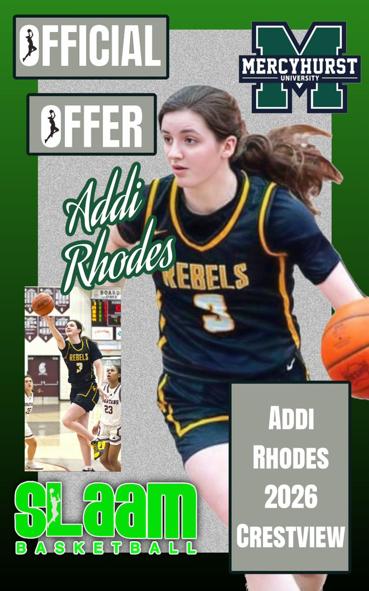 slaambasketball (@slaambasketball) on Twitter photo ๐ Huge congrats to #SLAAMFam's <a href="/Addisonrhodes26/">Addison Rhodes</a> on her incredible opportunity to join <a href="/HurstWBB/">Mercyhurst Women's Basketball</a> & Coach <a href="/CoachErinMills/">Erin Mills</a> at Mercyhurst University! ๐ Addi, your hard work and talent are shining bright! ๐ Letโs celebrate this amazing Rebel from <a href="/CrestviewRebels/">Crestview Rebels</a>! ๐ช ๐ Huge congrats to #SLAAMFam's <a href="/Addisonrhodes26/">Addison Rhodes</a> on her incredible opportunity to join <a href="/HurstWBB/">Mercyhurst Women's Basketball</a> & Coach <a href="/CoachErinMills/">Erin Mills</a> at Mercyhurst University! ๐ Addi, your hard work and talent are shining bright! ๐ Letโs celebrate this amazing Rebel from <a href="/CrestviewRebels/">Crestview Rebels</a>! ๐ช