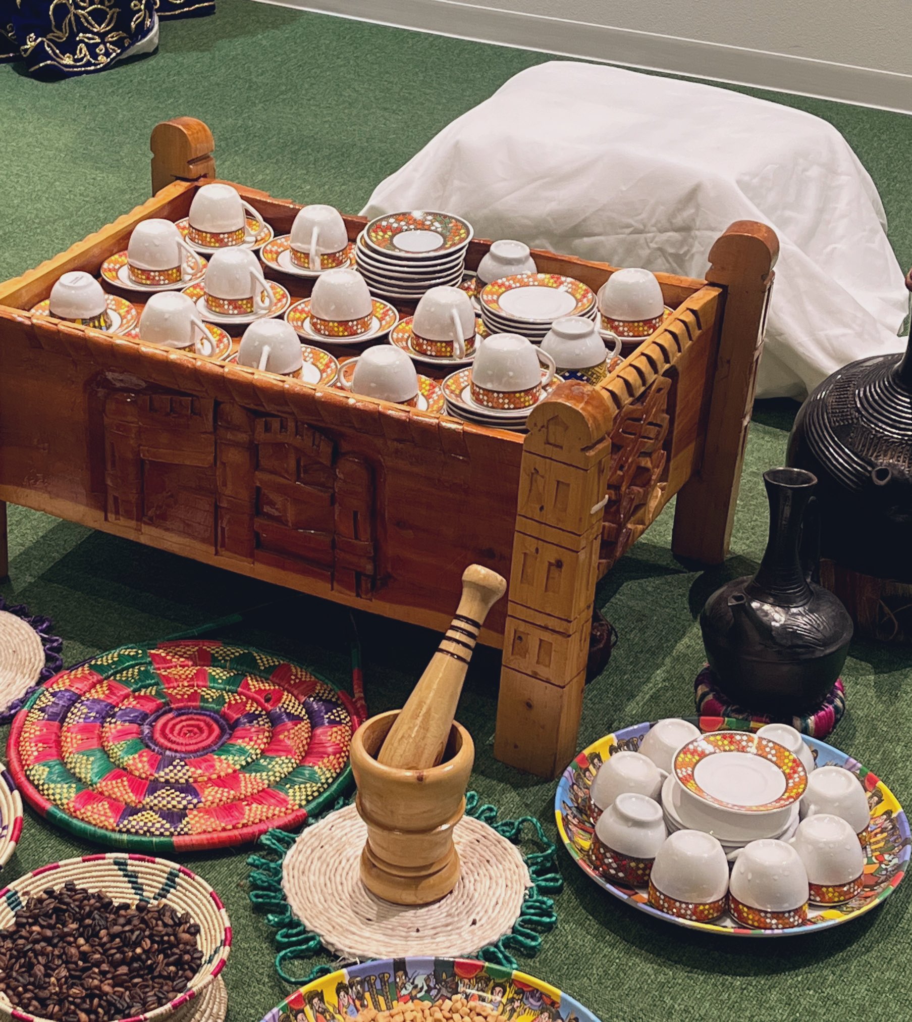 コーヒーテーブル　エチオピア　万博コモンズ ミチコタ【万博通期20回目】グルメアート好き on X: 