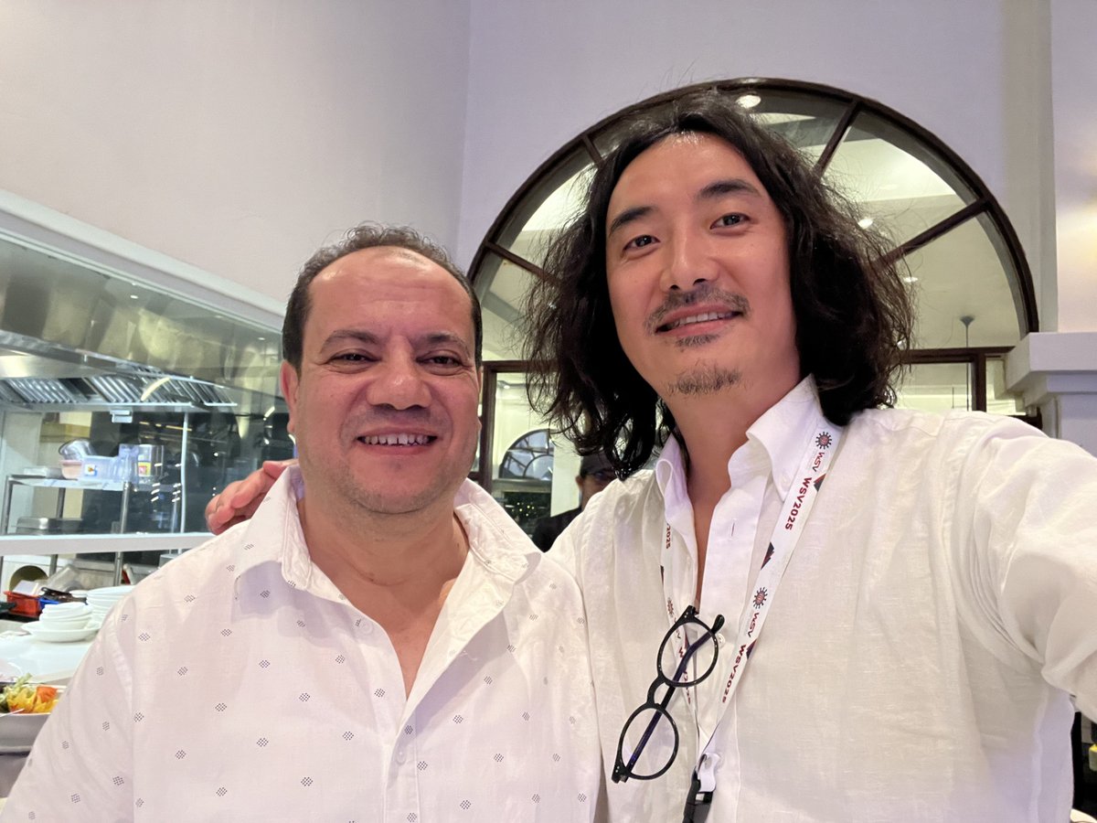 Ahmed S Abdel-Moneim (@a_s_abdelmoneim) on Twitter photo It was a pleasure meeting Prof. #Kei_Sato at #WSV2025 - The third International Conference of the #World_Society_for_Virology hosted by <a href="/NibmMalaysia/">NIBM Malaysia</a> 🇲🇾
<a href="/SystemsVirology/">The Sato Lab (Kei Sato)</a>
<a href="/WSVirology/">World Soc. Virology</a> It was a pleasure meeting Prof. #Kei_Sato at #WSV2025 - The third International Conference of the #World_Society_for_Virology hosted by <a href="/NibmMalaysia/">NIBM Malaysia</a> 🇲🇾
<a href="/SystemsVirology/">The Sato Lab (Kei Sato)</a>
<a href="/WSVirology/">World Soc. Virology</a>