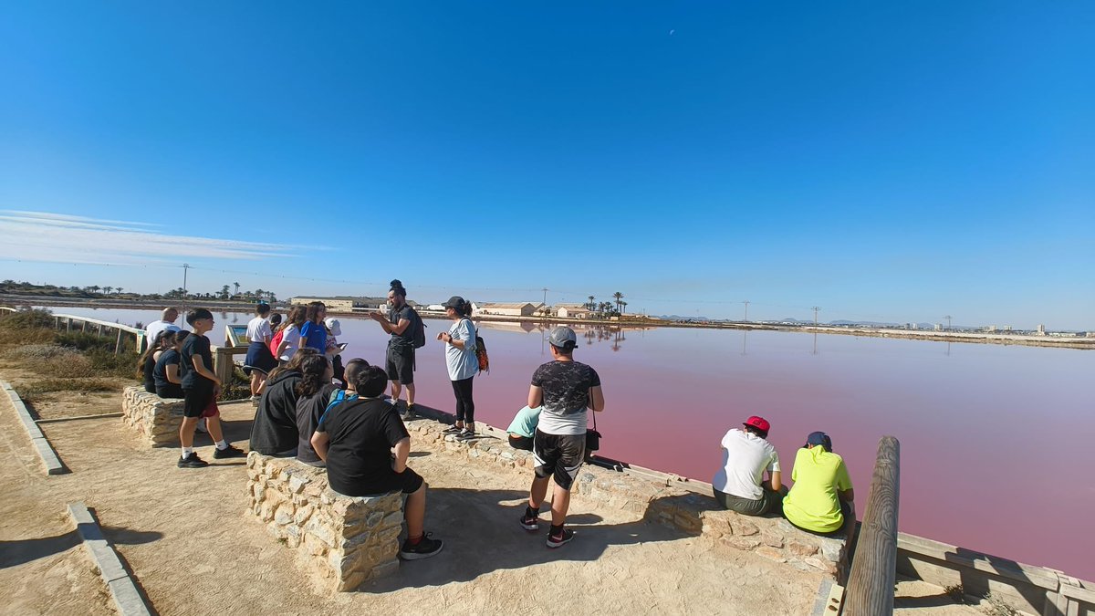 Nuestros alumnos de 1° realizaron una  ruta por espacios naturales del Mar Menor como las Salinas de San Pedro y el volcán del Carmolí. También, el CIFEA de Torre Pacheco para conocer cómo aumentar la protección de estos espacios naturales
#iesmediterráneocartagena #aulamarmenor