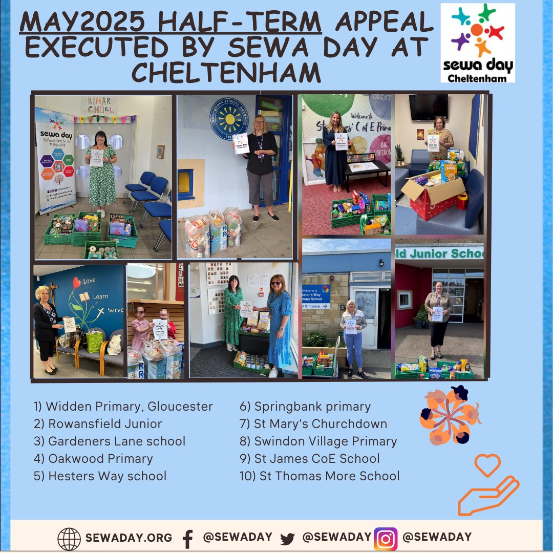 <a href="/sewaday/">Sewa Day</a> at Cheltenham team were humbled to provide May Half-Term food parcels to children on Free School Meals register. Sharing food reminds us of the power of community and the importance of supporting every child’s well-being!  Thanks to those who donated! #NoChildLeftBehind