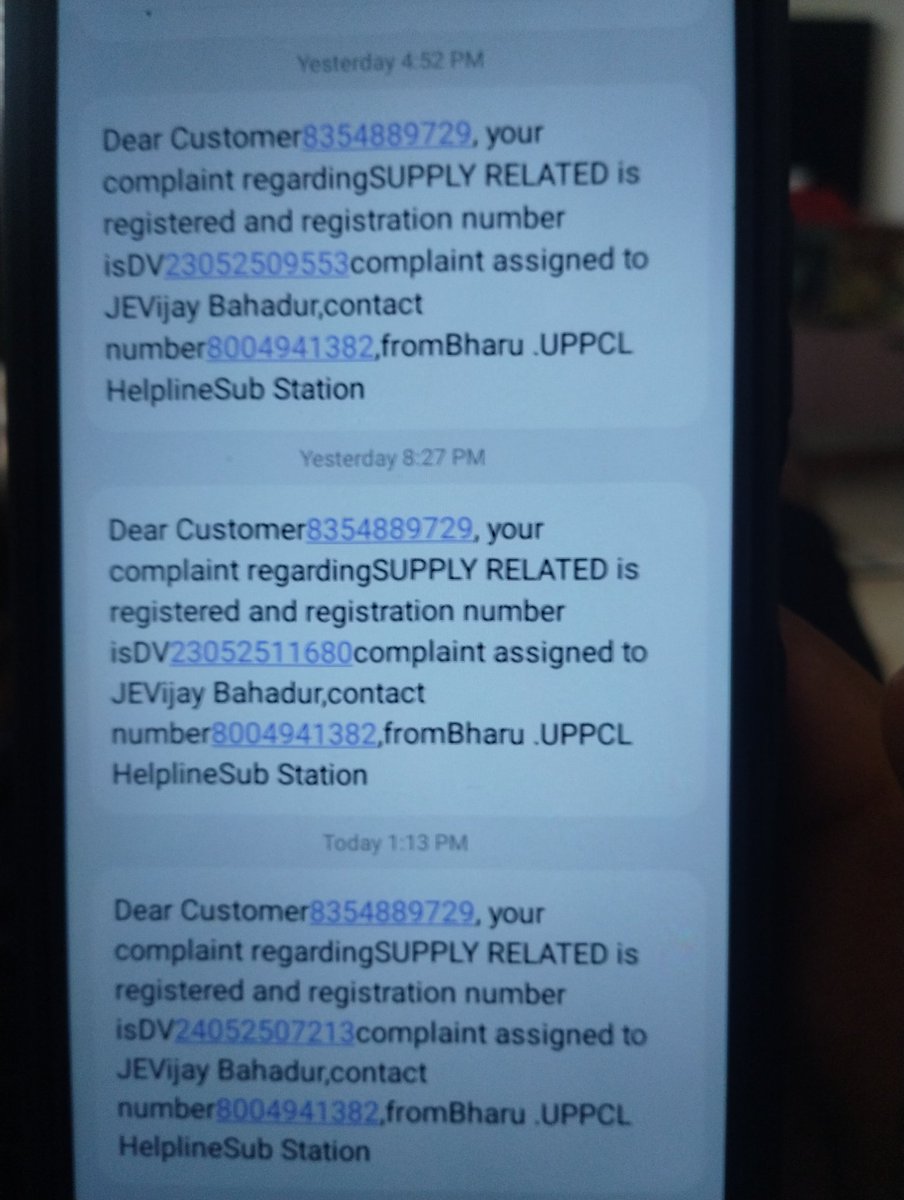 samarth1329's tweet photo. @dvvnlhq @mduppcl @MDDVVNL @upp
I have registered multiple complaints for no supply in my area since 3 days and nobody is responding to my complaints. It is getting very problematic to survive in this heat. Can you please look into this and help asap. Thanks https://t.co/n3x2KGwvRG