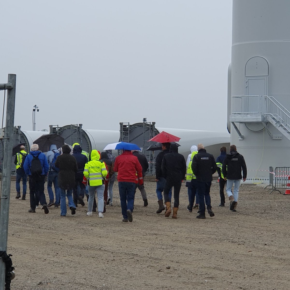 Open dag Windpark Jacobahaven in Kamperland.  Kom vandaag de bouw bekijken en de turbine onderdelen op de grond