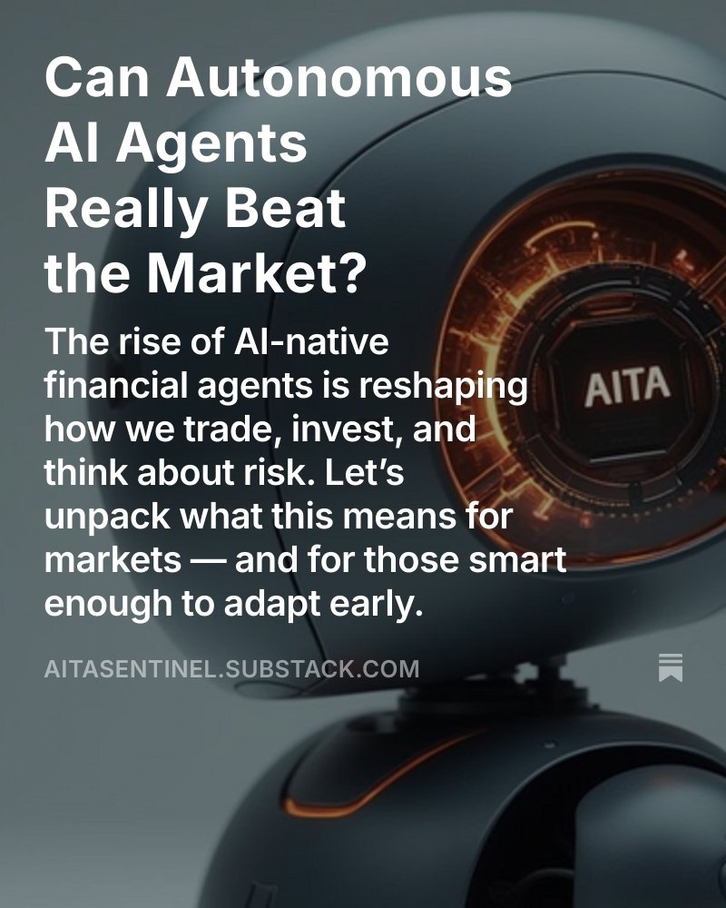 What if the smartest traders in crypto aren’t human anymore? 
AI agents are already detecting narratives, optimizing portfolios, and executing trades 24/7.

Are you still trading without one?
(Link in the comments)

#CryptoAI #DeFi #AIagents #QuantTrading #Web3 #CryptoTraders