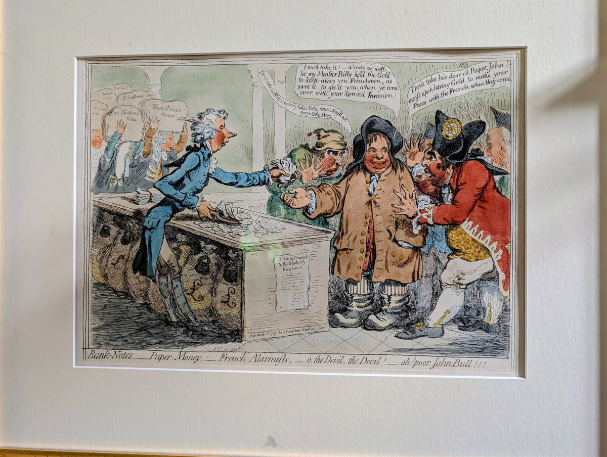 Jagjit S. Chadha (@jagjit_chadha) on Twitter photo Wonderful to be given a #Gillray by my wonderful family. Ah the novelty of "Paper Money".
<a href="/EcHistSoc/">Economic History Society</a> <a href="/RoyalEconSoc/">Royal Economic Society</a>
<a href="/boemuseum/">Bank of England Museum</a> <a href="/EconEwby/">Elisa Newby</a>
<a href="/FitzMuseum_UK/">Fitzwilliam Museum</a> <a href="/nunopgpalma/">𝗡𝘂𝗻𝗼 𝗣𝗮𝗹𝗺𝗮</a> Wonderful to be given a #Gillray by my wonderful family. Ah the novelty of "Paper Money".
<a href="/EcHistSoc/">Economic History Society</a> <a href="/RoyalEconSoc/">Royal Economic Society</a>
<a href="/boemuseum/">Bank of England Museum</a> <a href="/EconEwby/">Elisa Newby</a>
<a href="/FitzMuseum_UK/">Fitzwilliam Museum</a> <a href="/nunopgpalma/">𝗡𝘂𝗻𝗼 𝗣𝗮𝗹𝗺𝗮</a>
