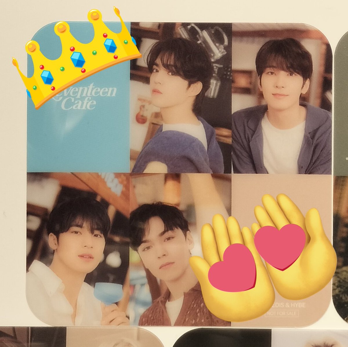 junpippi_610's tweet photo. SEVENTEEN cafe セブチ カフェ
交換 特典  セブチカフェ コースター

【譲】 画像1枚目　ヒポチ　HIPHOP

【求】 画像2枚目　ヒポチ　HIPHOP

同日発送、郵送交換希望です📮
お気軽にお声掛けくださいませ🌼

#SEVENTEEN交換 #セブチ交換 https://t.co/pSL1eqlPjP