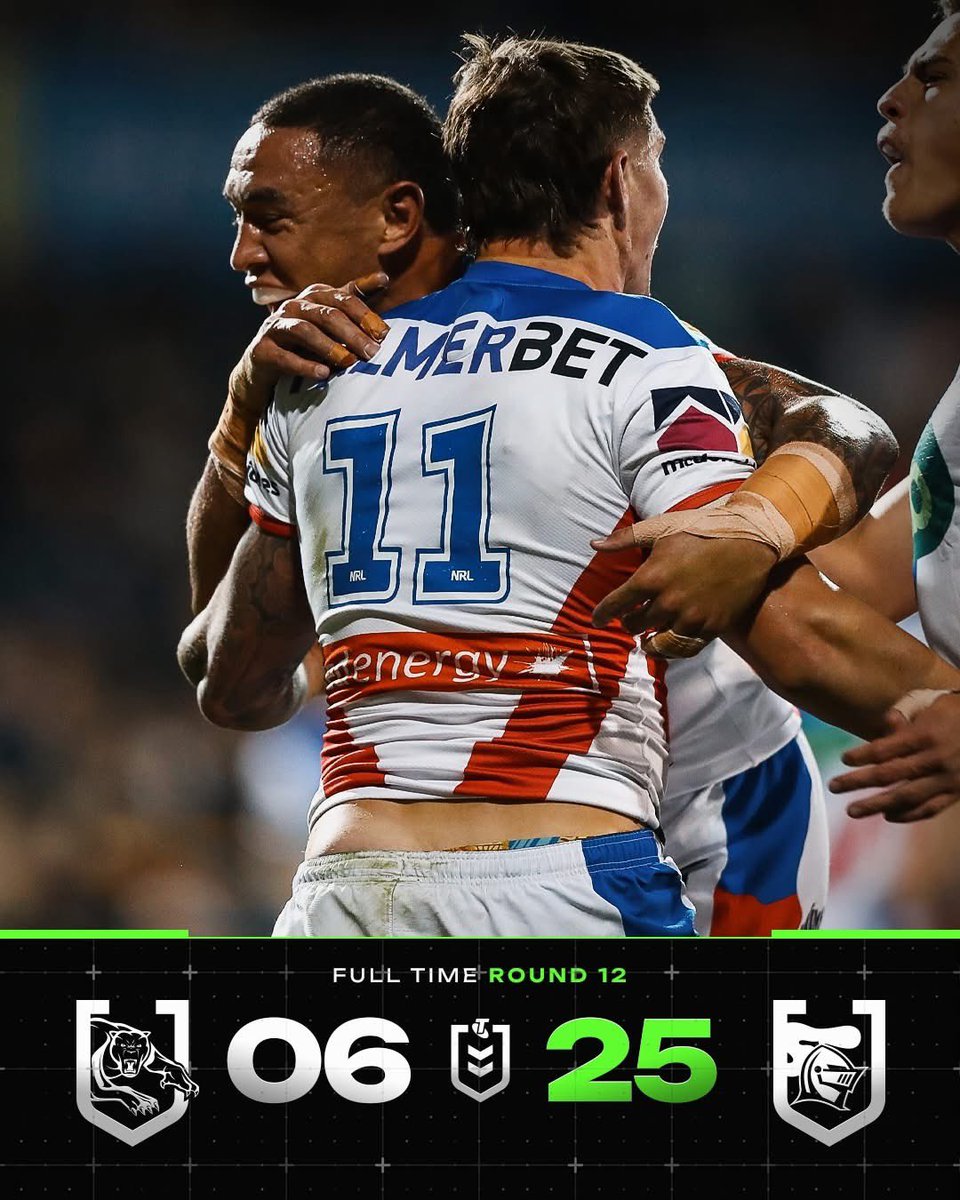 What a great weekend so far! Eels flogged the Sea Eagles and The Knights have put the Panthers back to last on the ladder! 👏🏼👏🏼