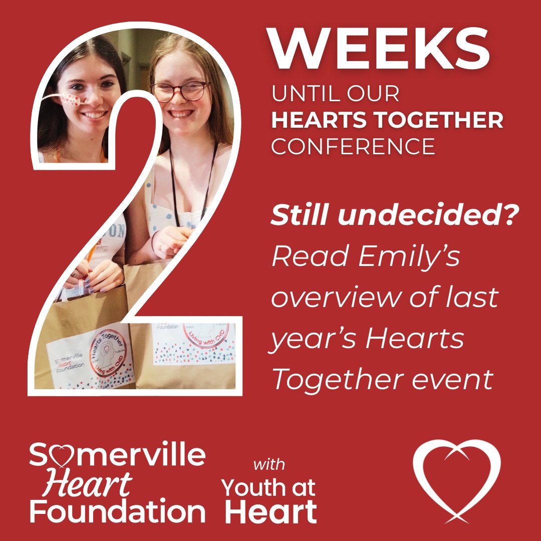 With only 2 weeks to go, there is still time to book your tickets sfhearts.org.uk/hearts-togethe…

If you are still undecided about attending, there is a great article written by Emily after attending Hearts Together Bristol in issue 112 of our UPBEAT magazine sfhearts.org.uk/upbeat-2-2/