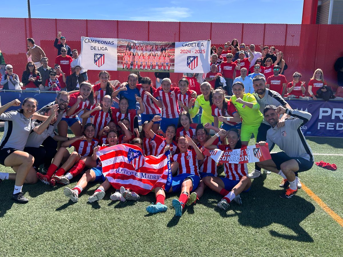 ¡El Cadete A, campeón de Liga! 🏆

🔗 loom.ly/dwZNIg8

¡Enhorabuena, campeonas! ❤️🤍