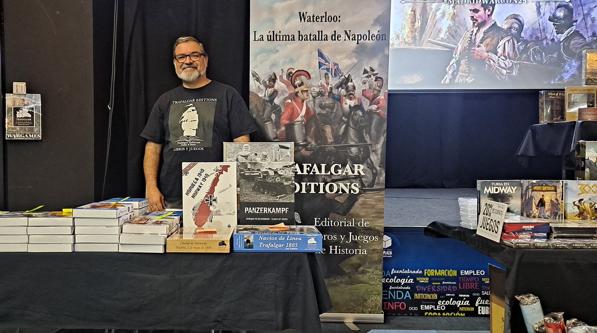 #MadridWarCon25 
Mi stand...