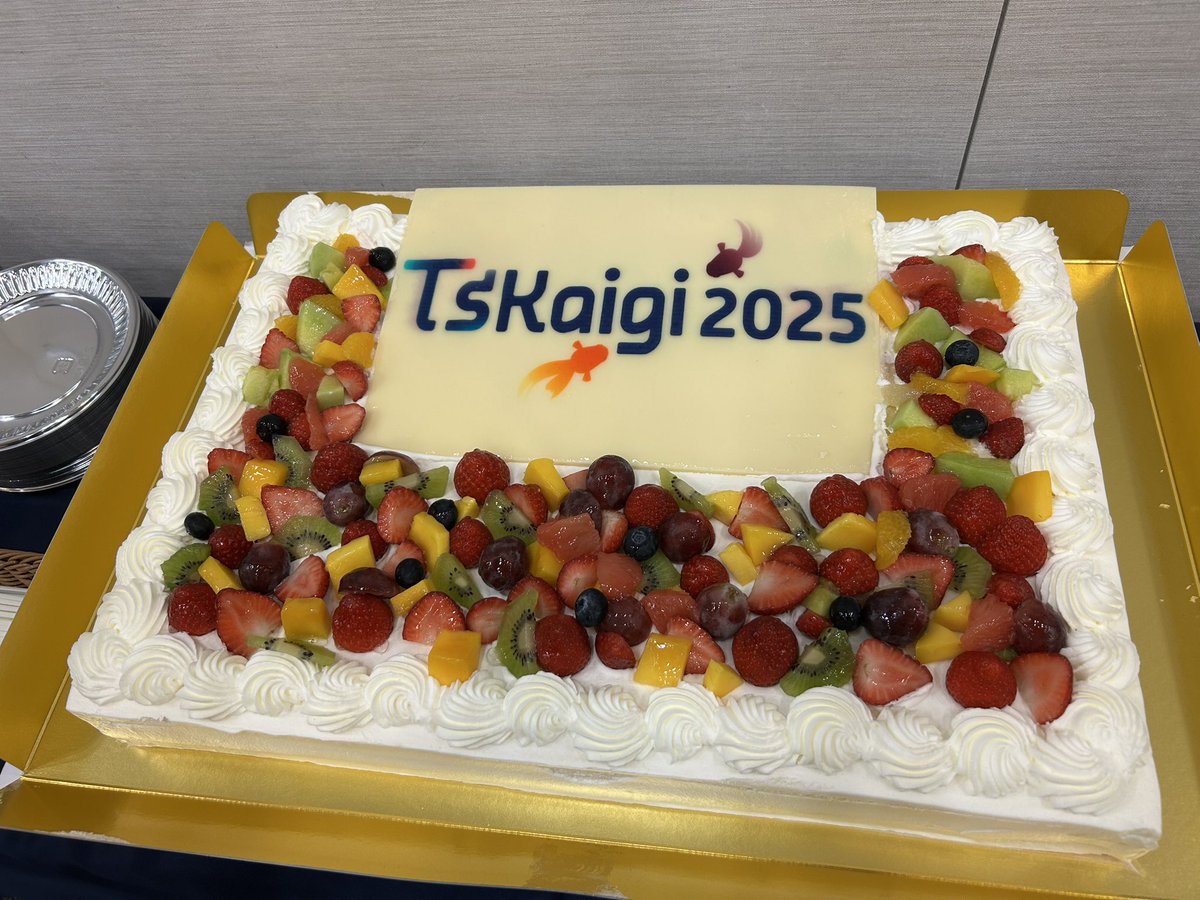 tskaigi's tweet image. TSKaigi2025のロゴ入りケーキもあります❗️

#TSKaigi #TSKaigi2025