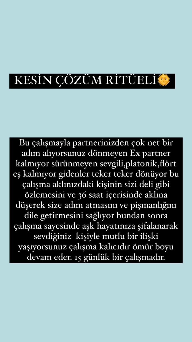 “Danışmanlık ve çalışmalar hakkında bilgi almak için sadece DM üzerinden mesaj atmanız yeterlidir. Aynı gün randevu ve hızlı dönüş sağlanır. ☀️”