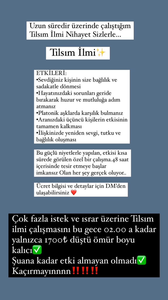 “Danışmanlık ve çalışmalar hakkında bilgi almak için sadece DM üzerinden mesaj atmanız yeterlidir. Aynı gün randevu ve hızlı dönüş sağlanır. ☀️”