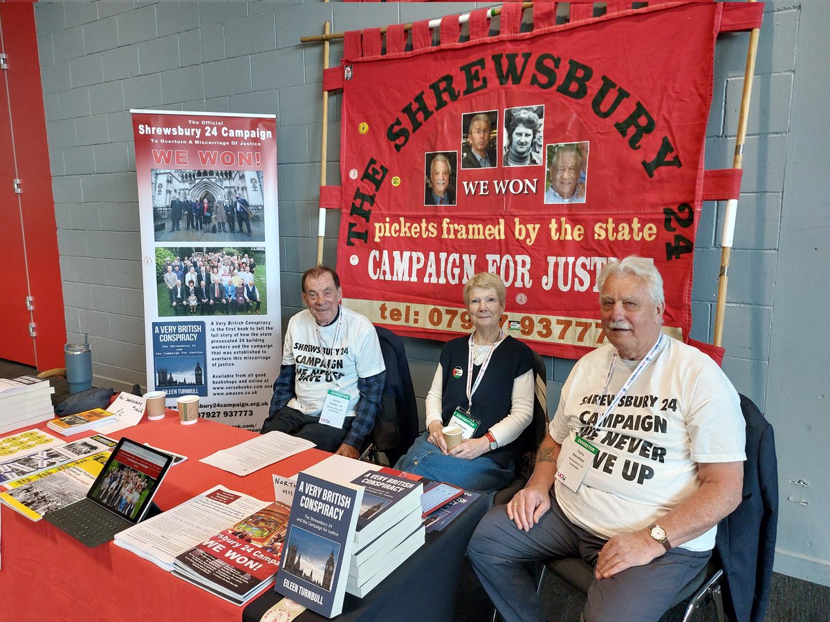 Delighted to be at the UCU conference in Liverpool with Terry Renshaw, Harry Chadwick &amp; Eileen Turnbull. We never gave up. Solidarity 🇵🇸✊️✊️