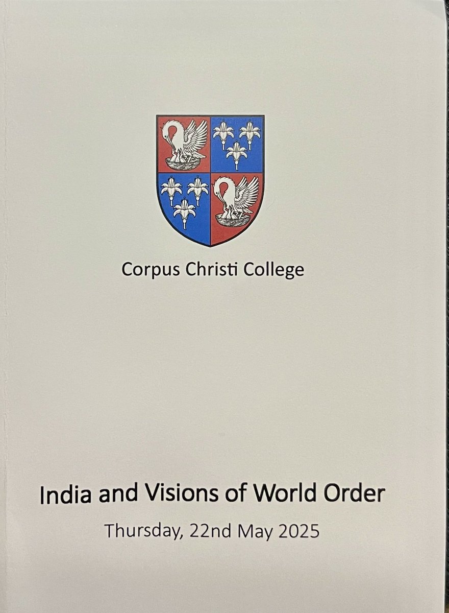 Paul McGarr (@paul_mcgarr) on Twitter photo Stimulating day listening (& talking) to a stellar group of academics, journalists, & practitioners on India’s place in the world. Thanks to <a href="/shrutikapila/">Shruti Kapila</a> & <a href="/tarikakhattar/">Tarika Khattar</a> for hosting an amazing event <a href="/CorpusCambridge/">Corpus Christi</a> Tour de force keynote delivered by <a href="/ShivshankaMenon/">Shivshankar Menon</a> Stimulating day listening (& talking) to a stellar group of academics, journalists, & practitioners on India’s place in the world. Thanks to <a href="/shrutikapila/">Shruti Kapila</a> & <a href="/tarikakhattar/">Tarika Khattar</a> for hosting an amazing event <a href="/CorpusCambridge/">Corpus Christi</a> Tour de force keynote delivered by <a href="/ShivshankaMenon/">Shivshankar Menon</a>