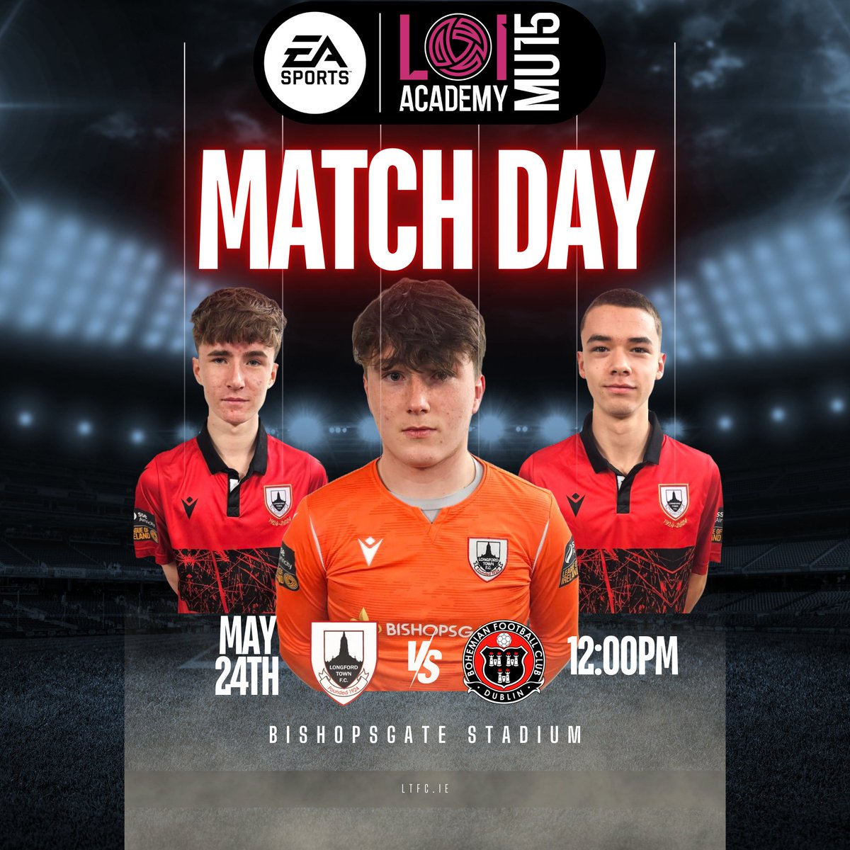 Match day for our u17s WNL and u15s MNL squads. 

Best of luck to both squads  

#ltfcacademy2025