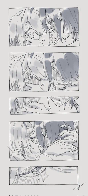 昨日キスの日なの気付かなかったので今日再掲しておくぜ お気に入り☀🍶

1/2 