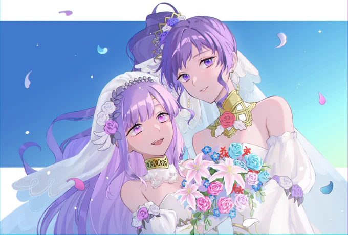 #FEHユリアとイシュタルできた!衣装きれい 