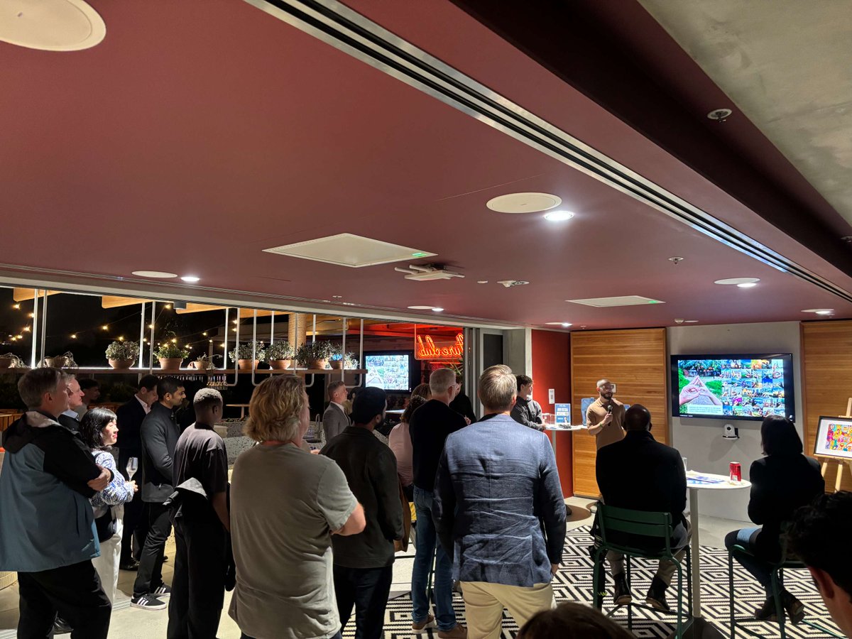 What a night! Huge thanks to everyone who joined our first crypto philanthropy event 🙌 Special shoutout to Ollie, Nathan, Archie, <a href="/kaisisokay/">Kais</a> <a href="/okayxyz/">Okay</a> &amp; @safetyculturehq for the rooftop vibes. Stay tuned— Ollie’s artwork is going up for auction next week!