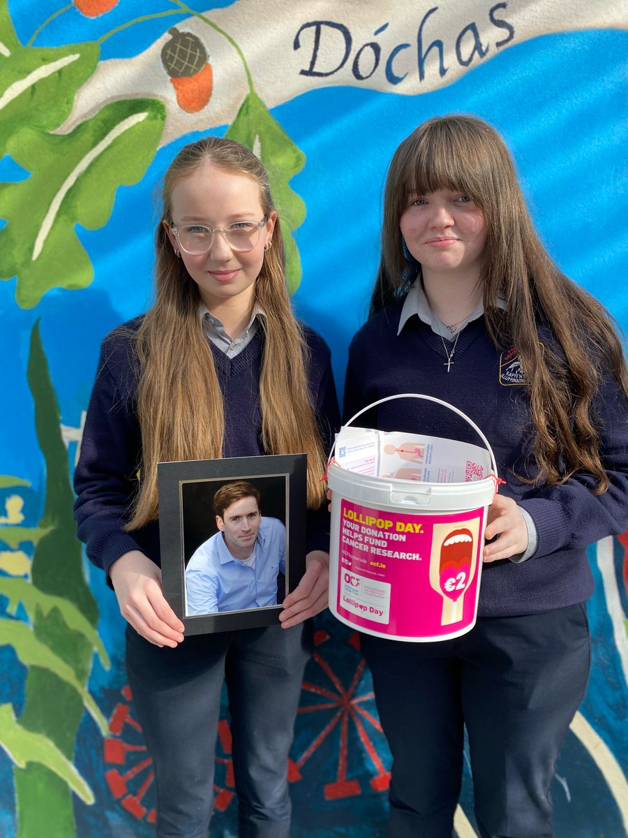 Oesophageal Cancer Fund (@oesophagealcf) on Twitter photo Huge thanks to Helen Ward & daughters Ava and Shannyn who raised €1170 through their school , <a href="/PobalscoilD/">Pobalscoil Ghaoth Dobhair</a>, Donegal, on their #LollipopDay and cake sale fundraiser.
Amazing support from our amazing Volunteers and fundraisers.
#OCFbyyourside #community #NationalVolunteeringWeek Huge thanks to Helen Ward & daughters Ava and Shannyn who raised €1170 through their school , <a href="/PobalscoilD/">Pobalscoil Ghaoth Dobhair</a>, Donegal, on their #LollipopDay and cake sale fundraiser.
Amazing support from our amazing Volunteers and fundraisers.
#OCFbyyourside #community #NationalVolunteeringWeek