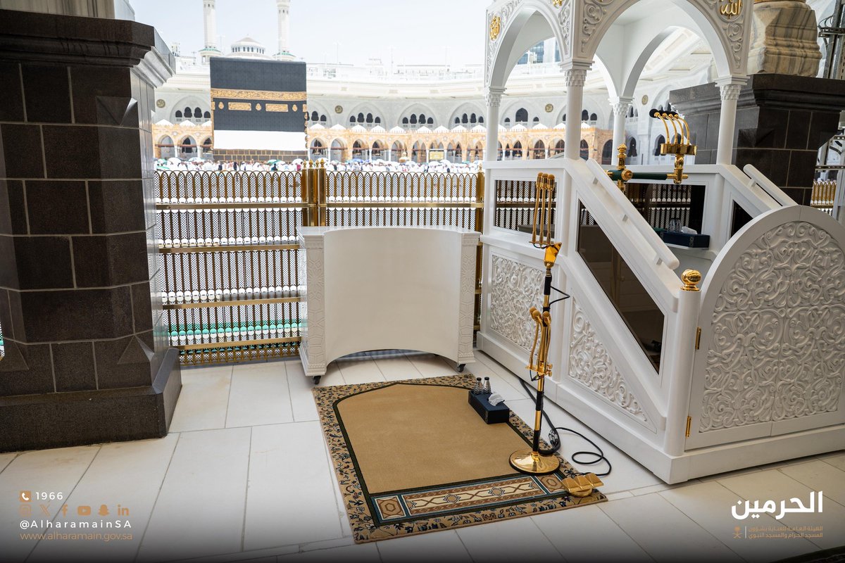 #Makkahharm’s acoustic system ensures audio coverage across its vast 650k SQM expanse, guaranteeing that every Adhan,Quran &amp; Dua is heard with clarity.system utilizes meticulously engineered network of highfidelity speakers,delivering pristine sound to every corner of the haram