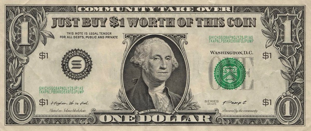 1DollarSol's tweet photo. Just buy $1 worth of this coin:

GHichsGq8aPnqJyz6Jp1ASTK4PNLpB5KrD6XrfDjpump

#1dollar https://t.co/mBENGFiurT