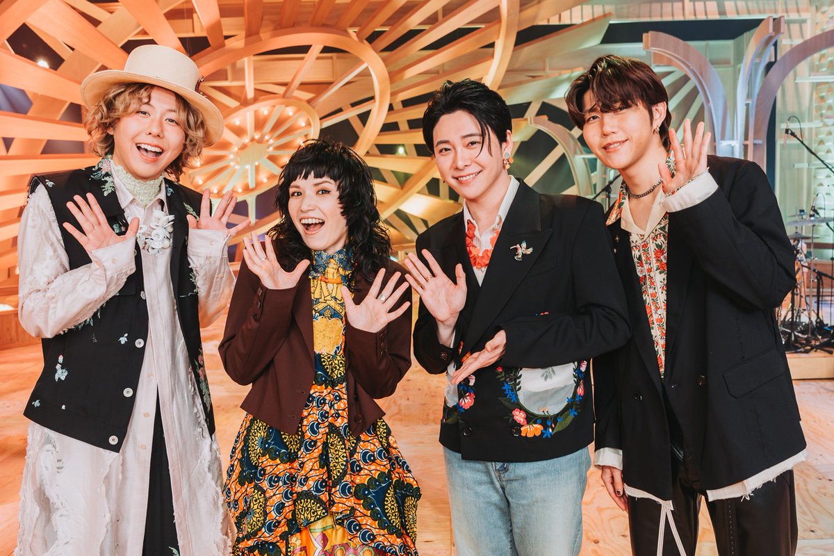 Mrs. GREEN APPLE、MC冠番組決定🍏 大森元貴＆鎮西寿々歌 SNSを賑わせ