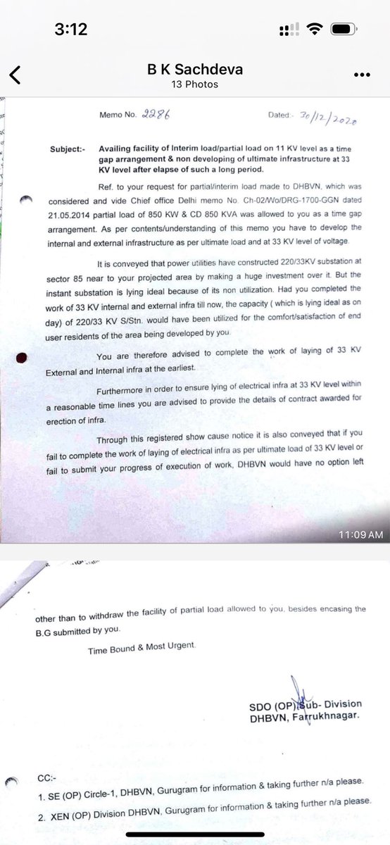 Anuj Gupta (@anujg2711) on Twitter photo <a href="/dlfrealty/">DLF Homes</a> <a href="/dlfchairman/">Kushal Pal Singh</a> No Electricity connection to flat buyers since last 10 yrs in NTH 90 as per sanctioned load by #DLF 33kv is required <a href="/anilvijminister/">Anil Vij Minister Haryana, India</a> <a href="/DhbvnG/">All Haryana Power Corporn. Workers Union</a> <a href="/HVPNL1/">Haryana Vidyut Prasaran Nigam Ltd.- HVPNL</a> <a href="/NayabSainiBJP/">Nayab Saini</a> <a href="/DEEPAKKAHUJA/">DEEPAK AHUJA</a> <a href="/its_AkankshaG/">akanksha gupta</a> <a href="/sumedhasharma86/">Sumedha Sharma</a> <a href="/DevelopNewGgn/">United Association of New Gurugram</a> <a href="/leenadhankhar/">Dr. Leena Dhankhar</a> <a href="/DHBVNL/">DHBVN (दक्षिण हरियाणा बिज़ली वितरण निग़म लिमिटेड)</a> <a href="/dlfrealty/">DLF Homes</a> <a href="/dlfchairman/">Kushal Pal Singh</a> No Electricity connection to flat buyers since last 10 yrs in NTH 90 as per sanctioned load by #DLF 33kv is required <a href="/anilvijminister/">Anil Vij Minister Haryana, India</a> <a href="/DhbvnG/">All Haryana Power Corporn. Workers Union</a> <a href="/HVPNL1/">Haryana Vidyut Prasaran Nigam Ltd.- HVPNL</a> <a href="/NayabSainiBJP/">Nayab Saini</a> <a href="/DEEPAKKAHUJA/">DEEPAK AHUJA</a> <a href="/its_AkankshaG/">akanksha gupta</a> <a href="/sumedhasharma86/">Sumedha Sharma</a> <a href="/DevelopNewGgn/">United Association of New Gurugram</a> <a href="/leenadhankhar/">Dr. Leena Dhankhar</a> <a href="/DHBVNL/">DHBVN (दक्षिण हरियाणा बिज़ली वितरण निग़म लिमिटेड)</a>