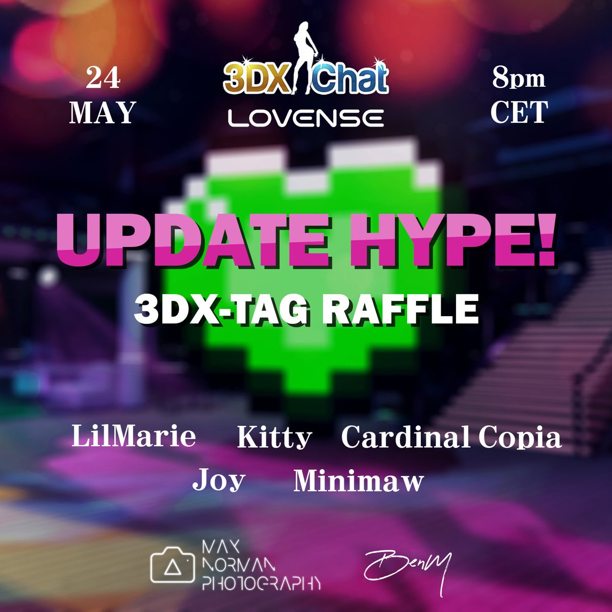 💋 WE DON’T CLOSE FOR ANYONE… BUT TONIGHT, WE’RE MAKING AN EXCEPTION. 💋

Not for love, not for drama, but for the wildest 3DX party of the year.
Yes, even we want in.

Catch us on the dancefloor. Or somewhere darker. 🖤

#3dxchat #virtualevent