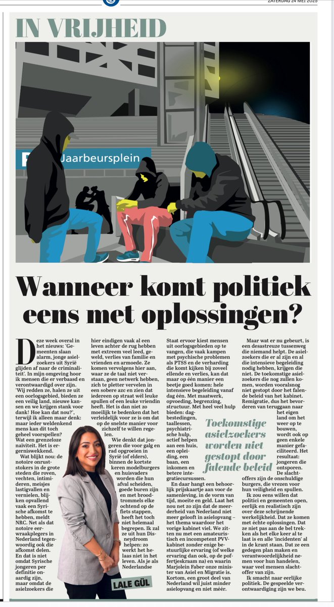 lale_gul89's tweet photo. Column van vandaag. 
Elke zaterdag in de T. 💪🏼 https://t.co/EZLifXCPtL