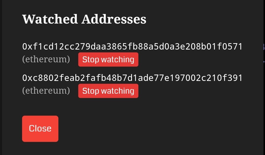NaamahDaemon's tweet photo. Here it is!
The new #MinaGraphExplorer feature is live (beta)!
You can now mark wallets as Watched and get instant push notifications on any movement!
Currently for Ethereum — other chains coming soon!
Enjoy: https://t.co/DzIeYaQ7yE https://t.co/E0OYQ6mTKv