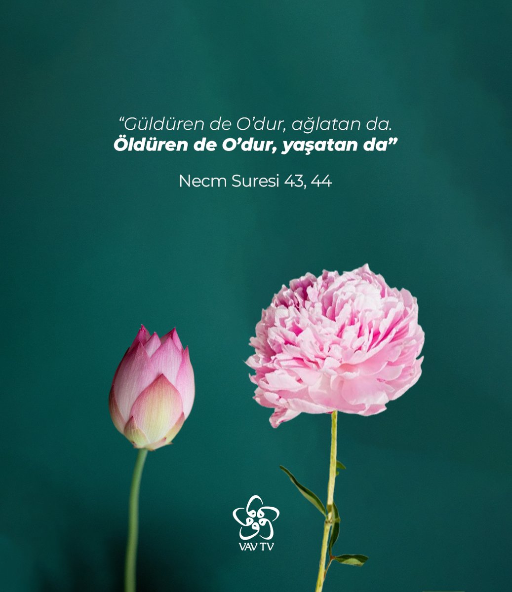 ☀“Güldüren de O’dur, ağlatan da. Öldüren de O’dur, yaşatan da."

Necm Suresi 43, 44. Ayetler