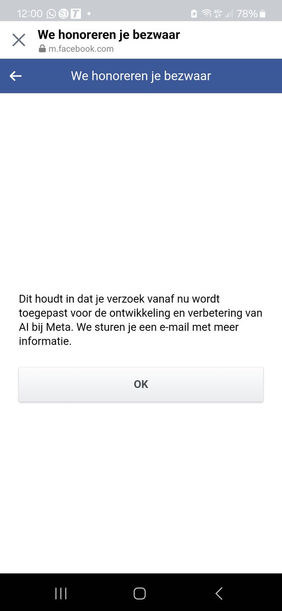 Je hebt nog tot maandag om bezwaar te maken tegen het gebruik van jouw foto's, reacties en openbare gegevens door Meta om hun AI-model te trainen. Duurt ongeveer drie minuten, wellicht is het het waard