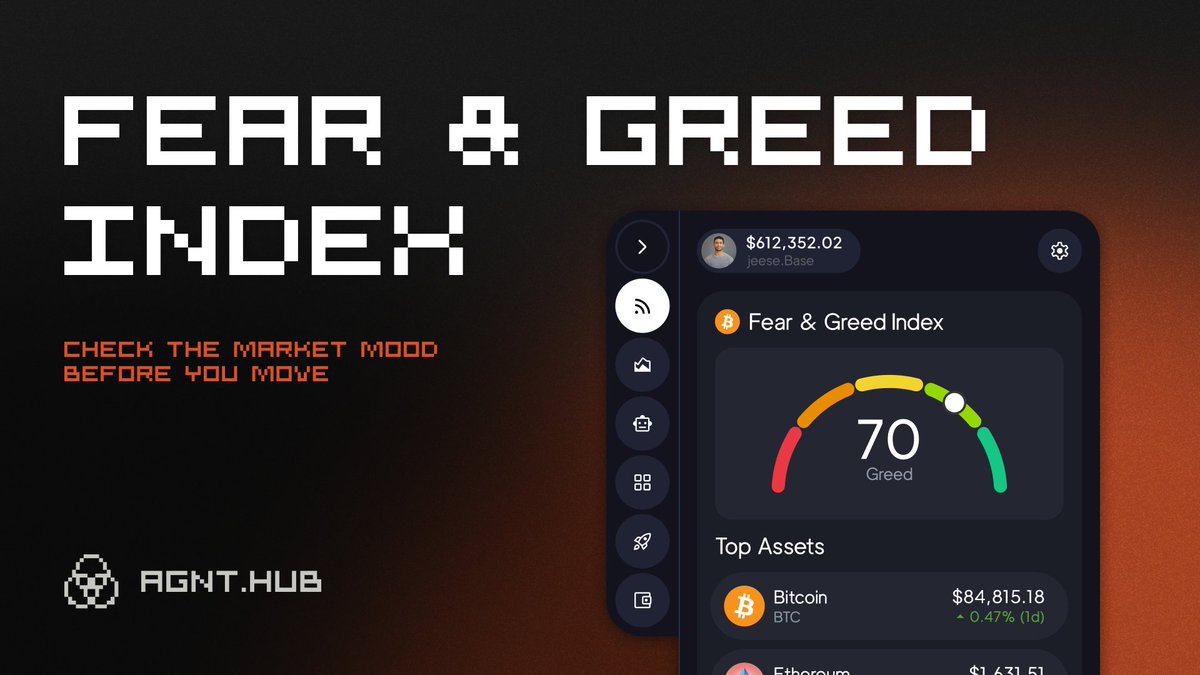 What is Fear &amp; Greed Index – and why every degen needs it?

It’s the ultimate crypto vibe check.

Are we panic-selling the bottom? Or aping the top with 10x leverage?

This index shows what CT feels – not just what charts say.

🔸 0–25 = Extreme fear. Market’s down bad. Everyone