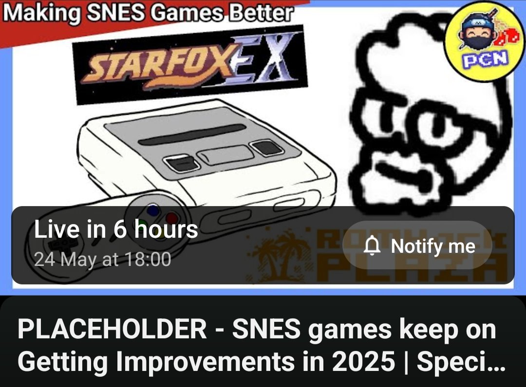 PixelCNinja's tweet image. Tonight's special guest is @kandowontu 

He'll be on the channel with me at 6pm UK time. 

Come and join us. We'll be talking #ROMhacks and #FastROMS, oh of course #MiSTerFPGA &amp;amp; #AnalohuePocket too. 

Link in reply