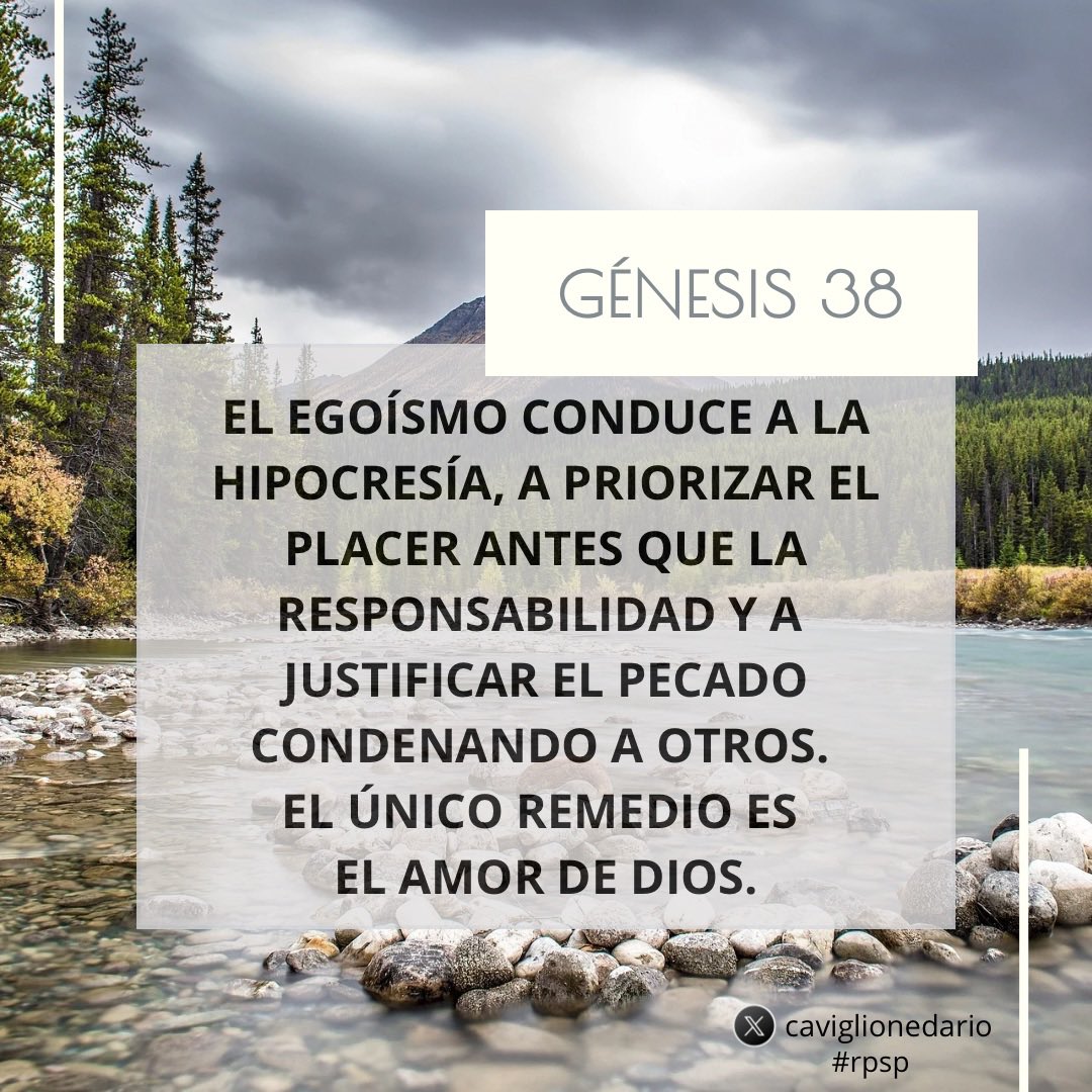 Hoy leemos Génesis 38.
#rpsp
#PrimeroDios
#ArgentinaOra247
#ReavivadosPorSuPalabra