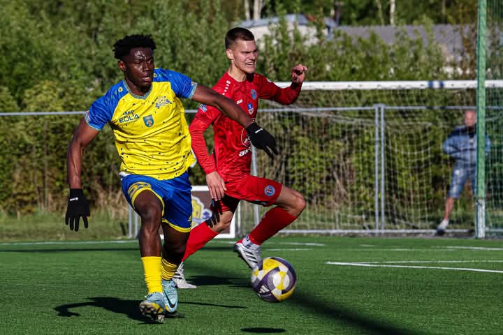 Former Nations Football Club forward <a href="/iamagyemang13/">Emmanuel Akwasi Agyemang🇬🇭</a> played full time deliver two assist to help Plungės FK "Babrungas" win 5-1 against Ekranas in Lithuania second tier you.