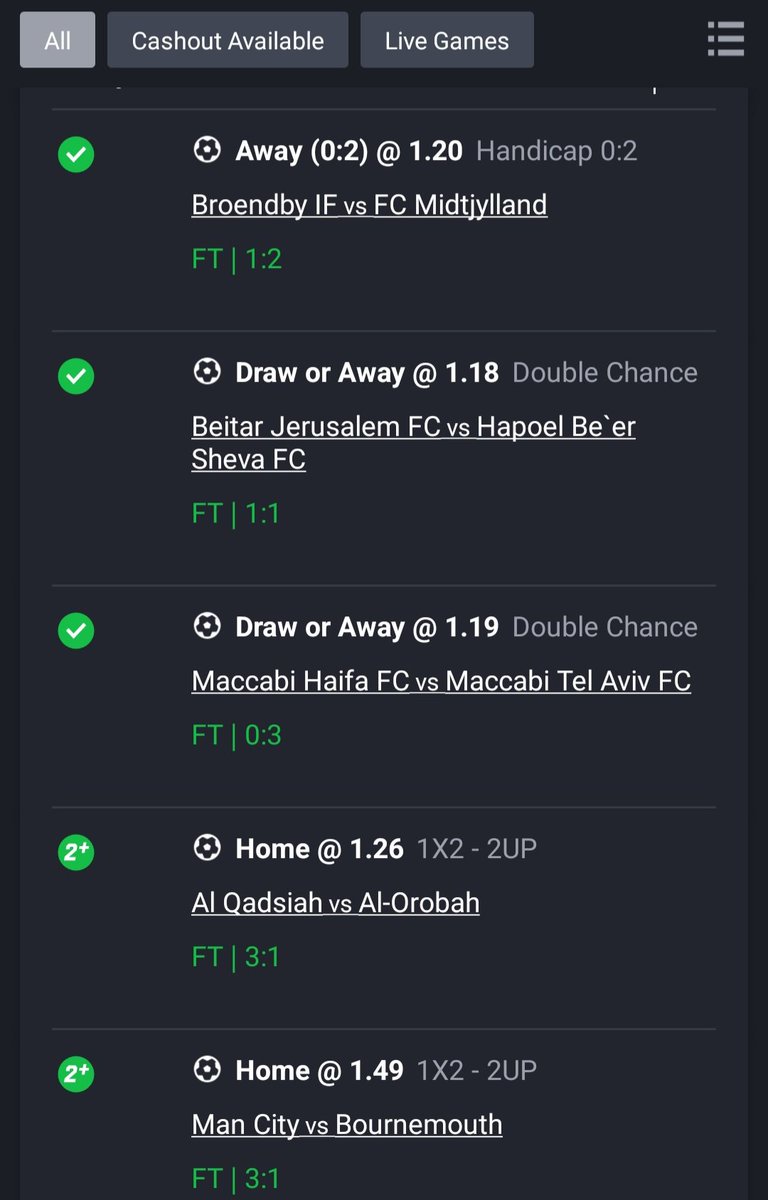 10 GAMES INN ✅✅✅ ALREADY, LET FOCUS ON WEEKEND GAMES NOW &amp; SEE THE POSITIVE OUTCOME.

BIG WINNING ALL NEEDED THIS 2 DAYS.