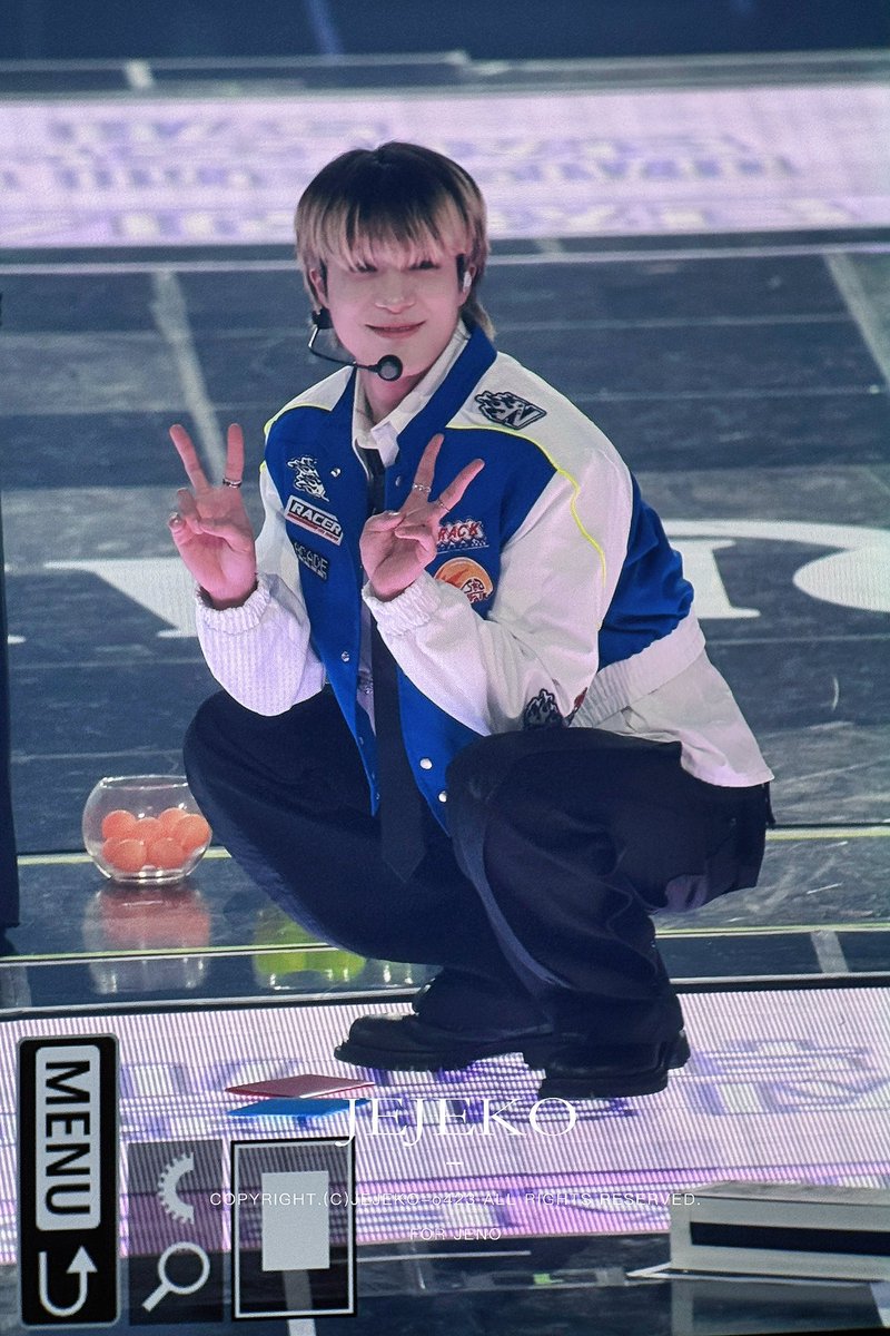 JEJEKO_o423's tweet photo. 250524 드림퀘스트 팬미팅

✌🏻 ૮ .◜◡◝ ა✌🏻
#제노 #JENO #ジェノ
#NCTDREAM #NCT https://t.co/GeotpVmXpo