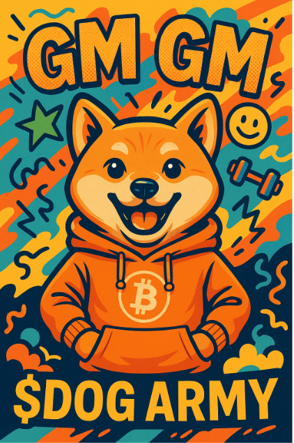 GM GM fam ☀️

$DOG isn’t just a meme — it’s the first major community memecoin on Bitcoin.

In <a href="/LeonidasNFT/">Leonidas 🧡 $DOG</a> we trust.

Even the <a href="/krakenfx/">Kraken</a>  CEO called $DOG his favorite meme coin.

You think he said that for fun?
